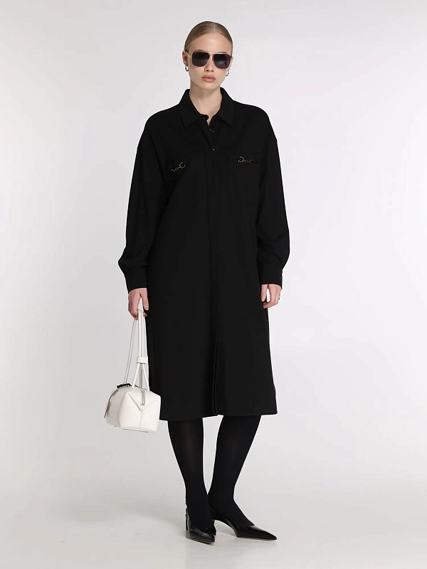 платье Marina Rinaldi CLIO цвет черный