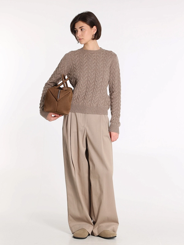 джемпер Max Mara ARAMIS цвет серо-бежевый