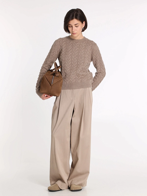 джемпер Max Mara ARAMIS цвет серо-бежевый