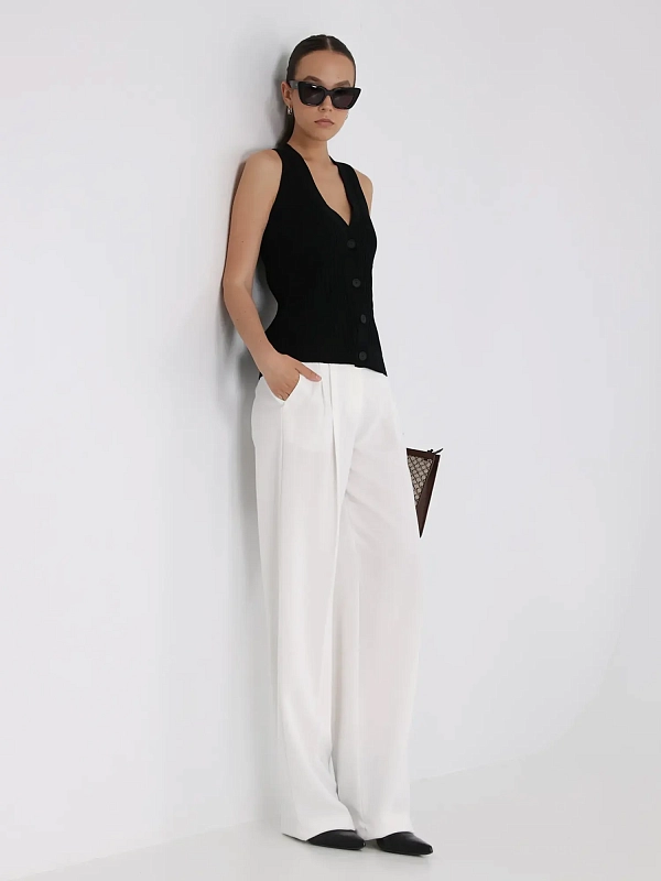 жилет трикотажный Max Mara BIMBA цвет черный