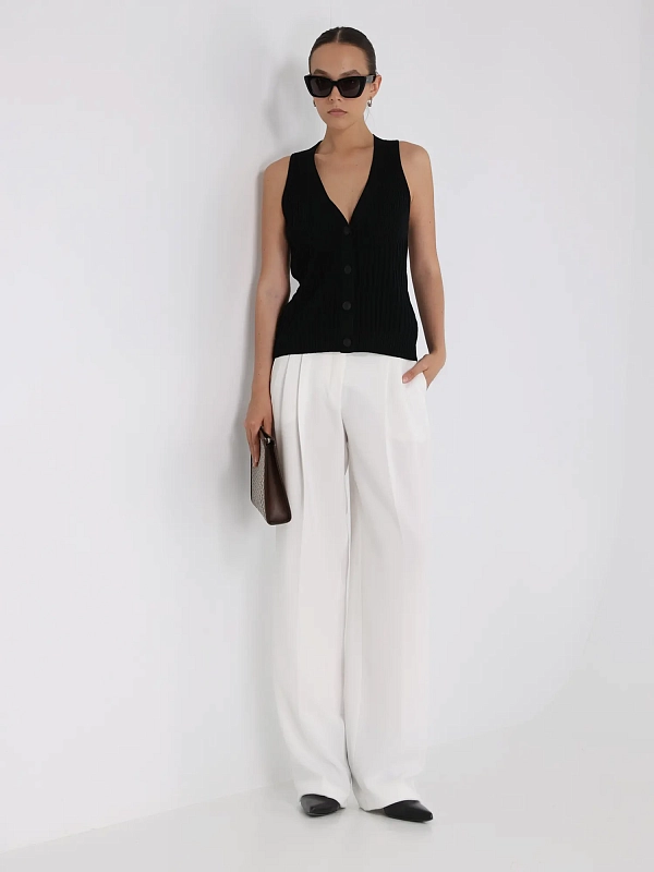 жилет трикотажный Max Mara BIMBA цвет черный