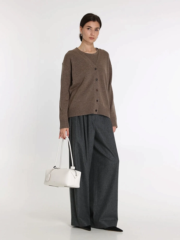 кардиган Max Mara CEDRO цвет ореховый