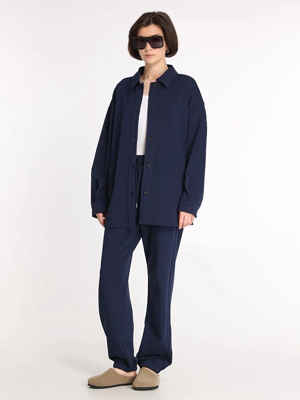 рубашка Max Mara COMMA цвет синий