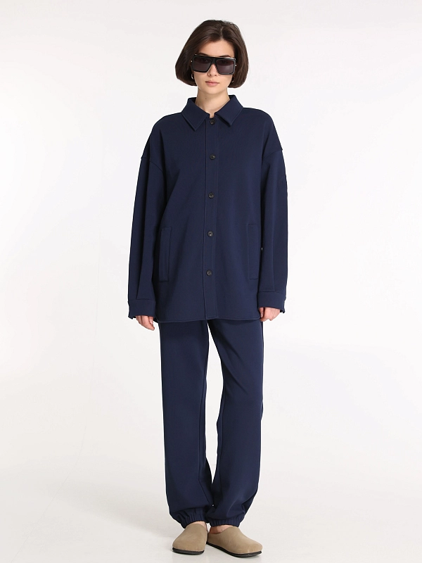 рубашка Max Mara COMMA цвет синий