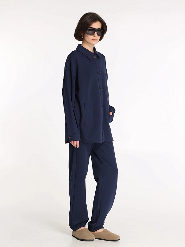 рубашка Max Mara COMMA цвет синий
