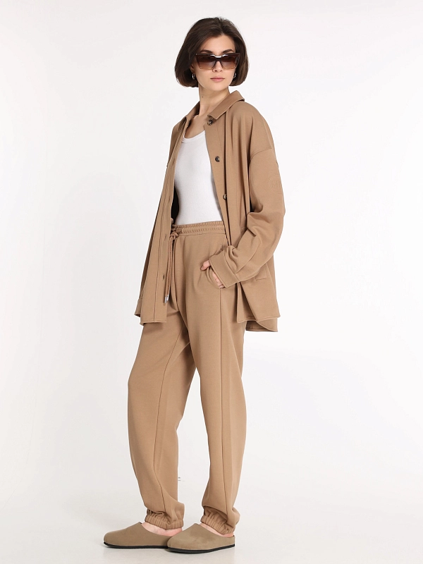 рубашка Max Mara COMMA цвет кэмэл
