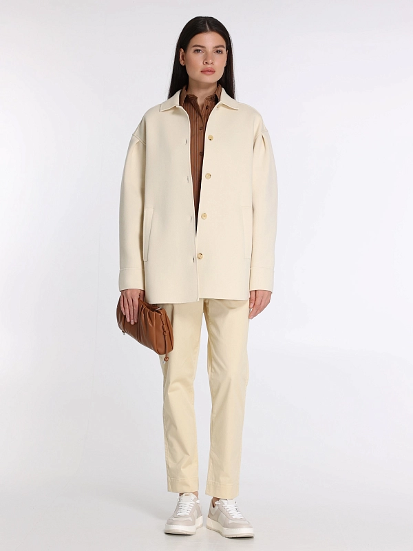 жакет Max Mara EMBLEMA цвет молочный