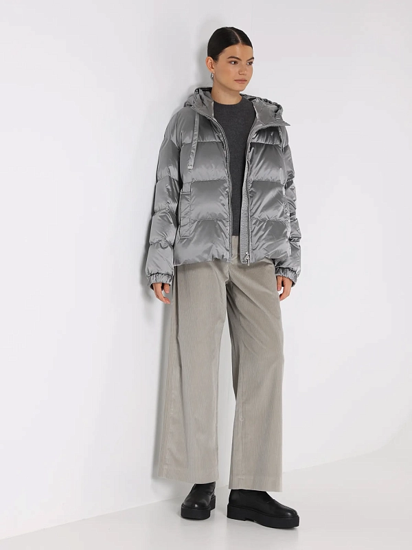 брюки вельветовые Max Mara ENEIDE цвет серый