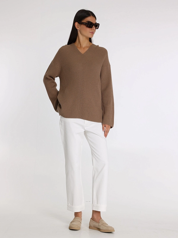 толстовка трикотажная Max Mara FALCONE цвет кэмэл
