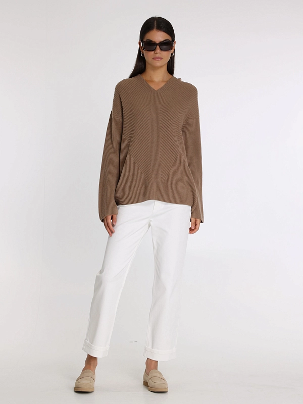 толстовка трикотажная Max Mara FALCONE цвет кэмэл