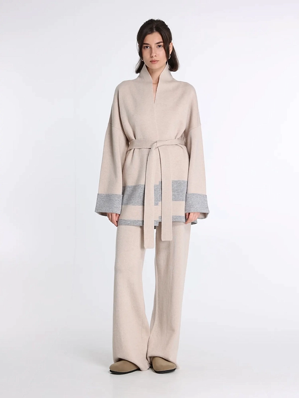 кардиган Max Mara GENTILE цвет бежевый