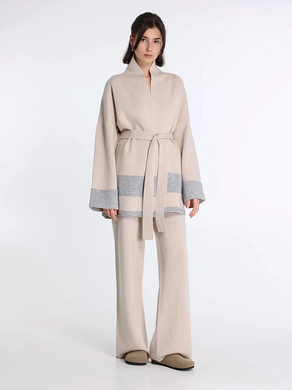 кардиган Max Mara GENTILE цвет бежевый