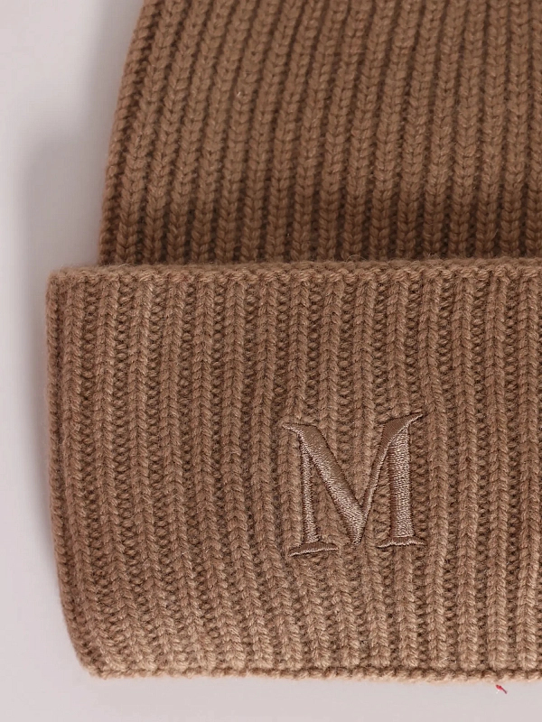 шапка Max Mara MMRETINA цвет кэмэл