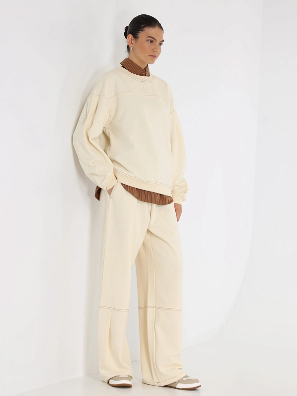 свитшот Max Mara MOGOL цвет молочный