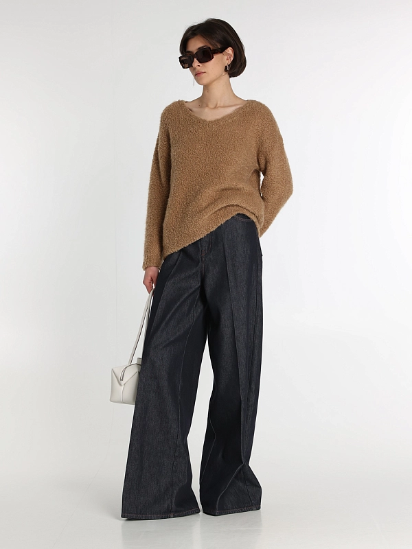 пуловер Max Mara PANTERA цвет кэмэл