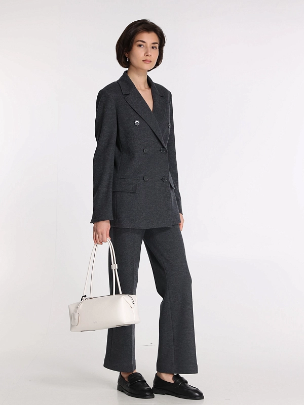 брюки Max Mara REUS цвет темно-серый