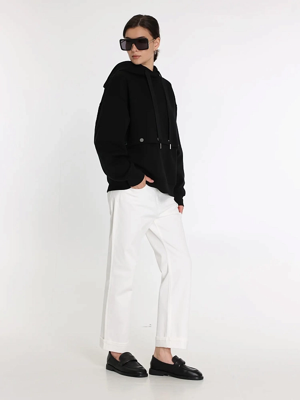 толстовка Max Mara SAGGIO цвет черный