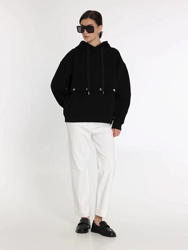 толстовка Max Mara SAGGIO цвет черный