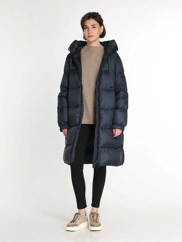 пуховик Max Mara SEI цвет темно-синий