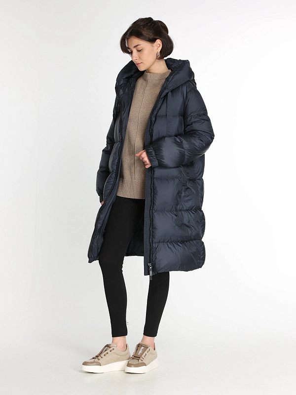 пуховик Max Mara SEI цвет темно-синий