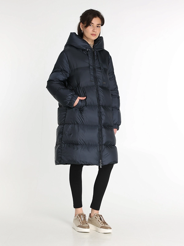 пуховик Max Mara SEI цвет темно-синий