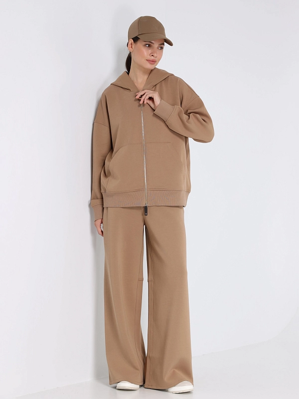 толстовка спортивная Max Mara SIENA цвет кэмэл