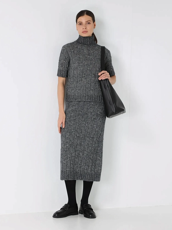 свитер Max Mara SORBONA цвет темно-серый