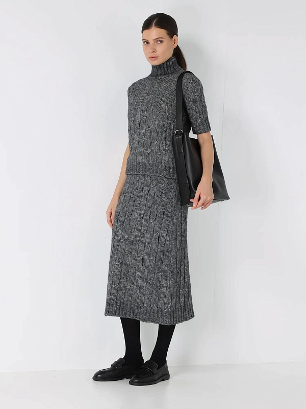 свитер Max Mara SORBONA цвет темно-серый
