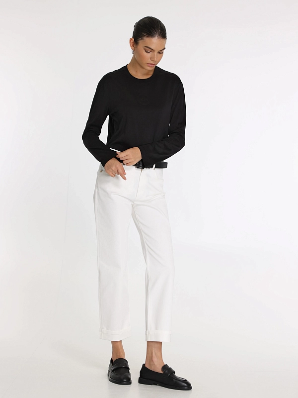 лонгслив Max Mara SORRISO цвет темно-серый