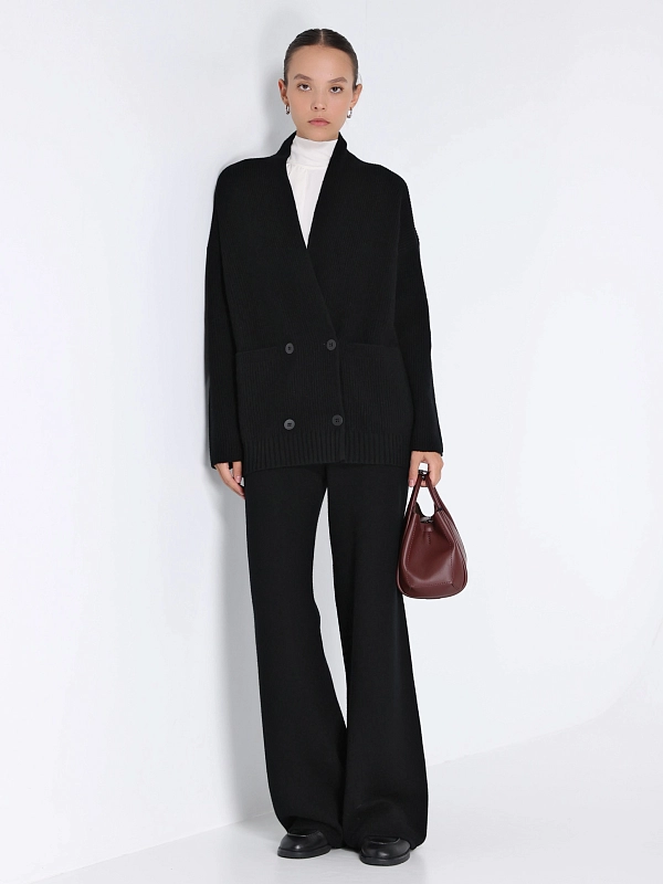 кардиган Max Mara TAZZINA цвет черный