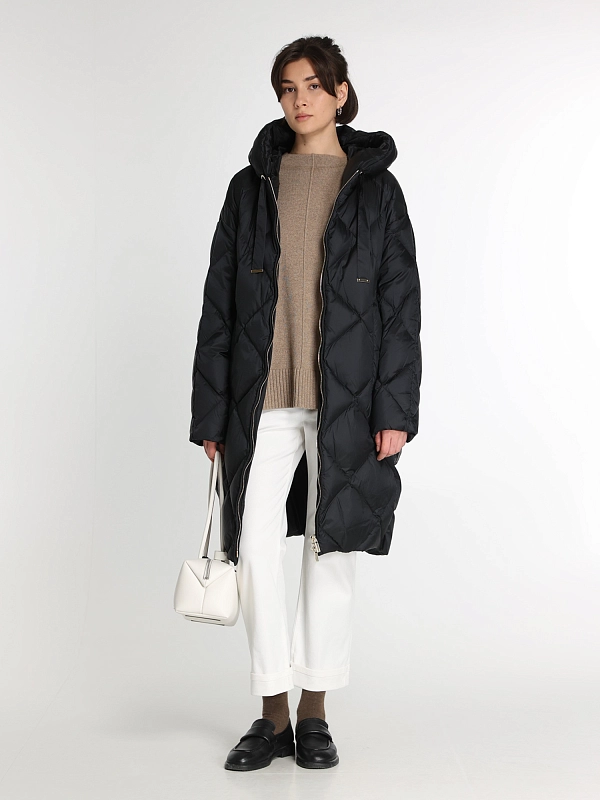 пуховик Max Mara TREFE цвет черный