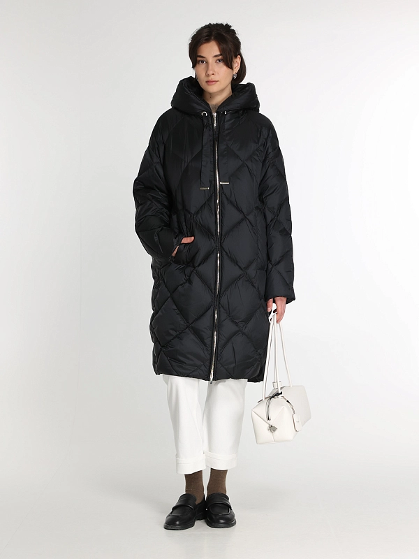 пуховик Max Mara TREFE цвет черный