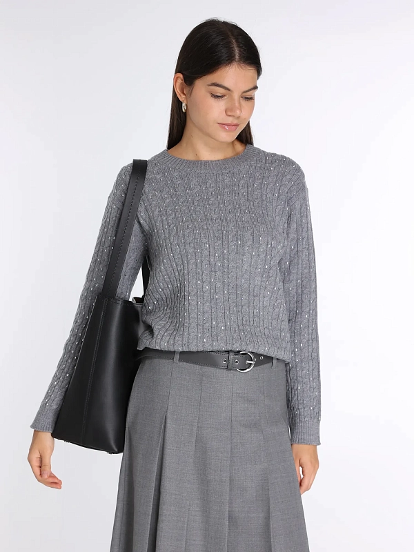 джемпер Max Mara USSURI цвет серый