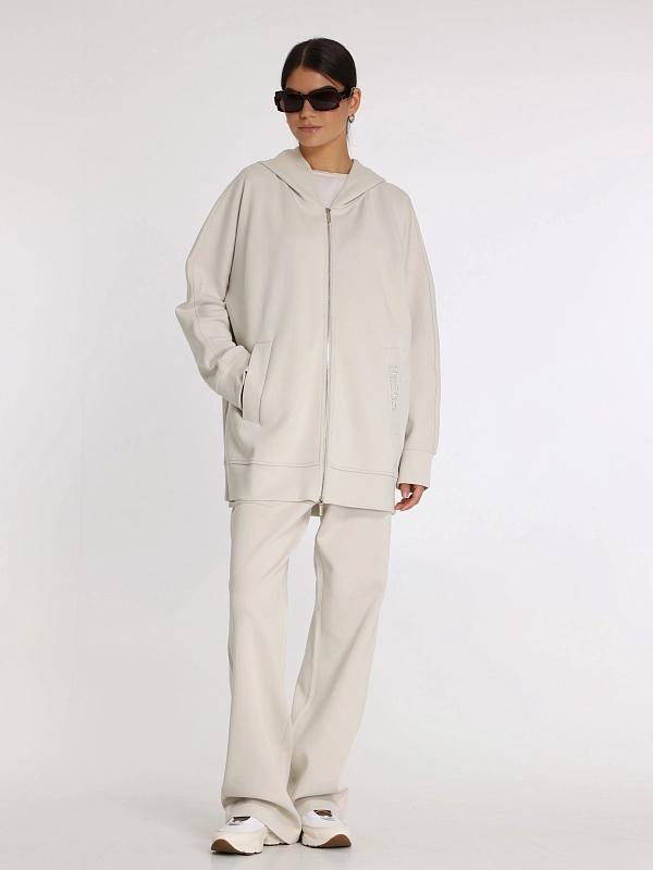 толстовка спортивная Max Mara VERBANO цвет молочный
