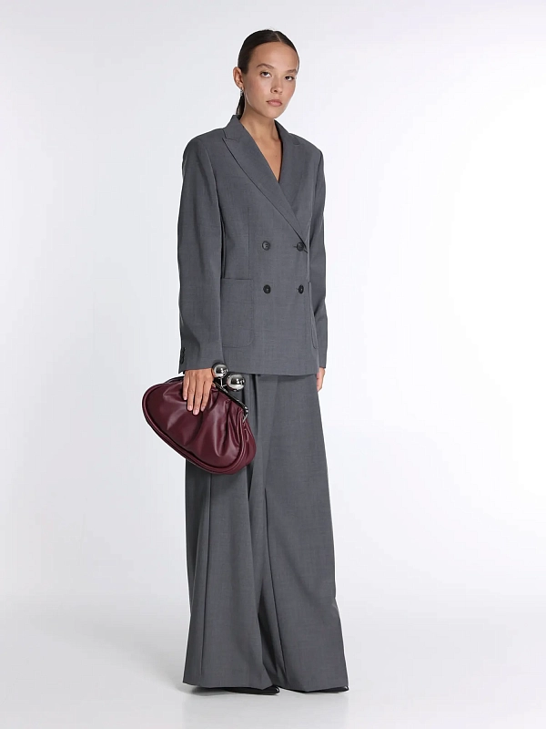 брюки Max Mara Weekend ADELFI цвет серый