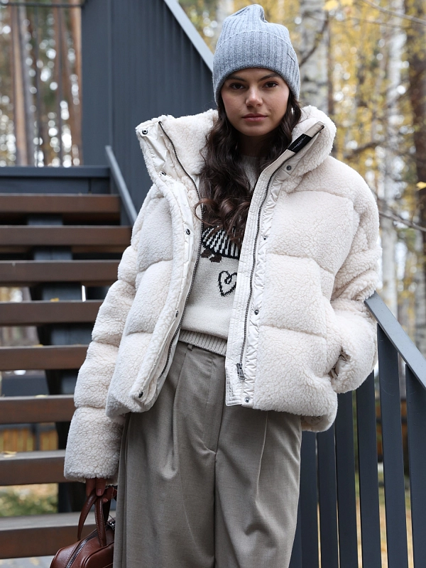 пуховик короткий Max Mara Weekend ALFREDO