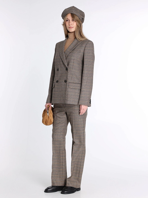 брюки Max Mara Weekend BACO цвет шоколадный
