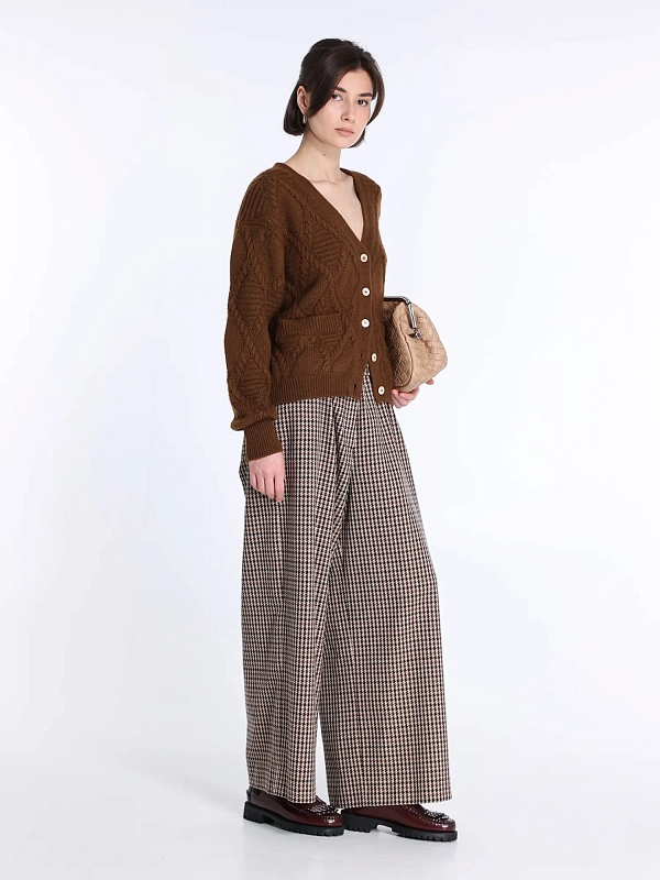 кардиган Max Mara Weekend BOLERO цвет коричневый