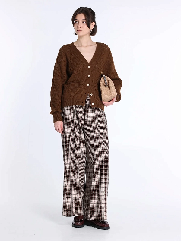 кардиган Max Mara Weekend BOLERO цвет коричневый