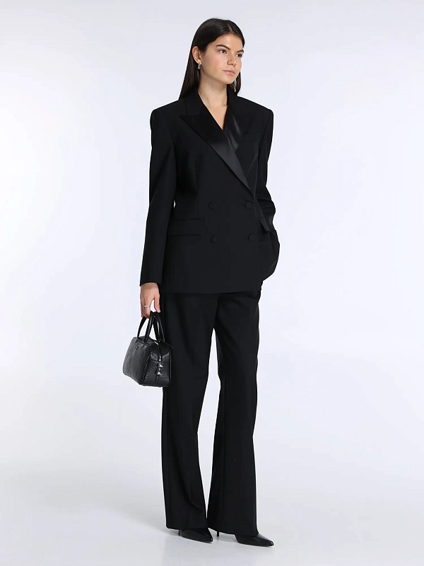 брюки Max Mara Weekend BREAK1234 цвет черный