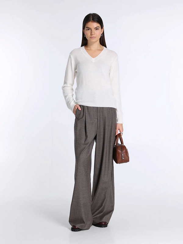 пуловер Max Mara Weekend BRUNATE1234 цвет белый