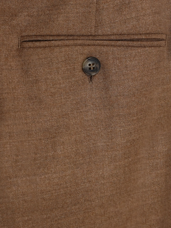 брюки Max Mara Weekend CALDAIA цвет коричневый
