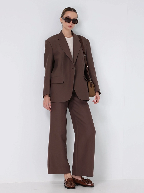 жакет Max Mara Weekend FLOC цвет шоколадный