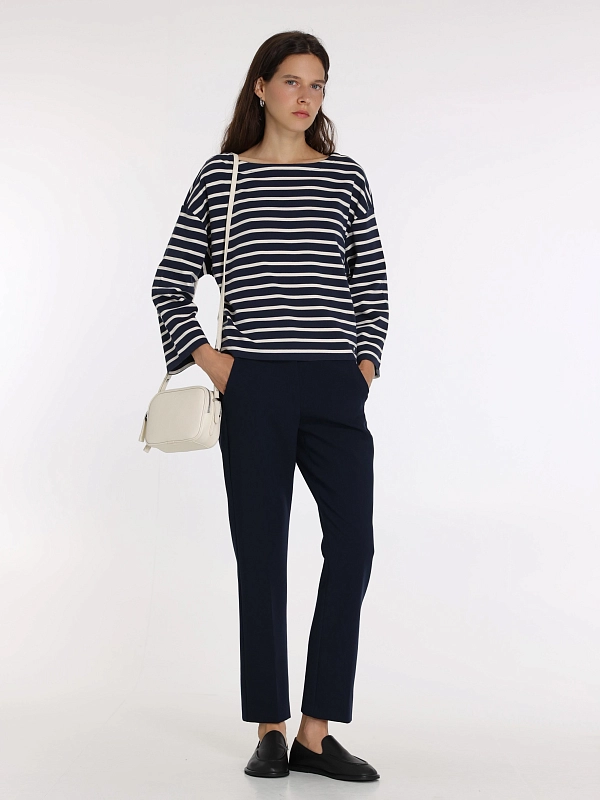 брюки Max Mara Weekend FREDA цвет темно-синий