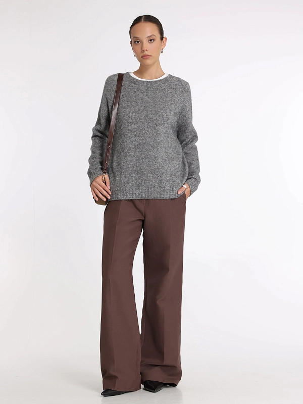 джемпер Max Mara Weekend GHIACCI цвет серый