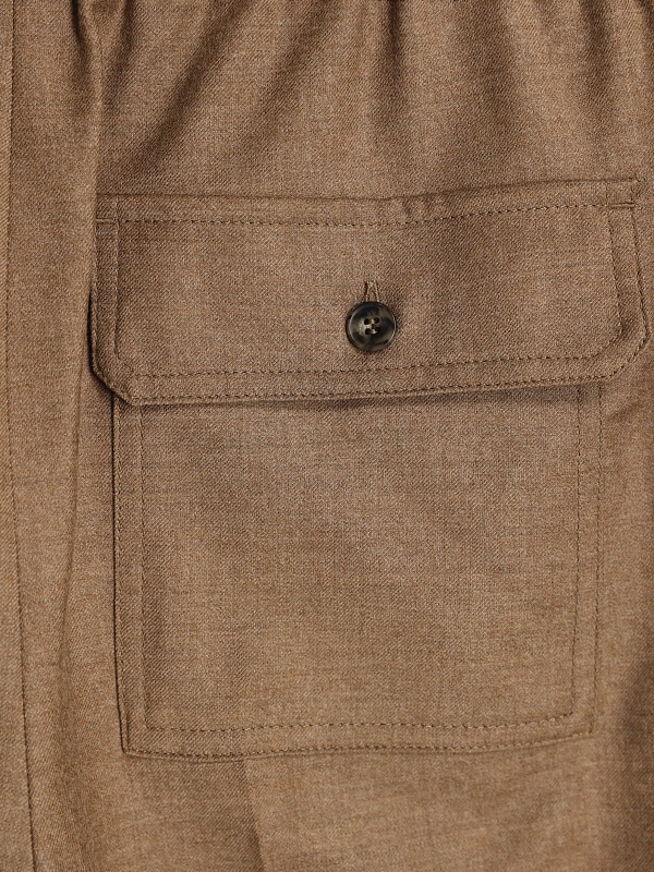 брюки Max Mara Weekend HATELEY цвет коричневый