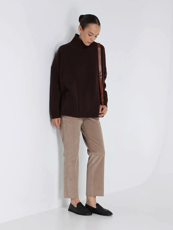 брюки вельветовые Max Mara Weekend MARRUCA цвет горчичный