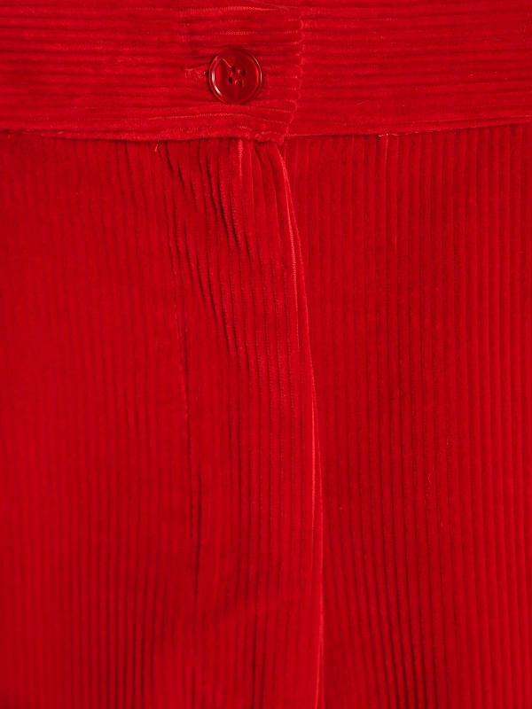 брюки вельветовые Max Mara Weekend ORDINE цвет красный
