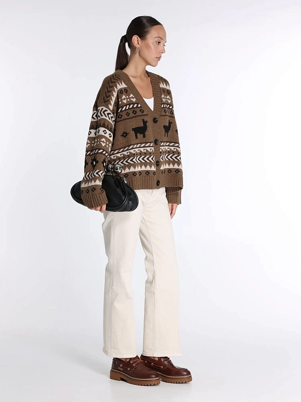 кардиган Max Mara Weekend OVATTA цвет кэмэл