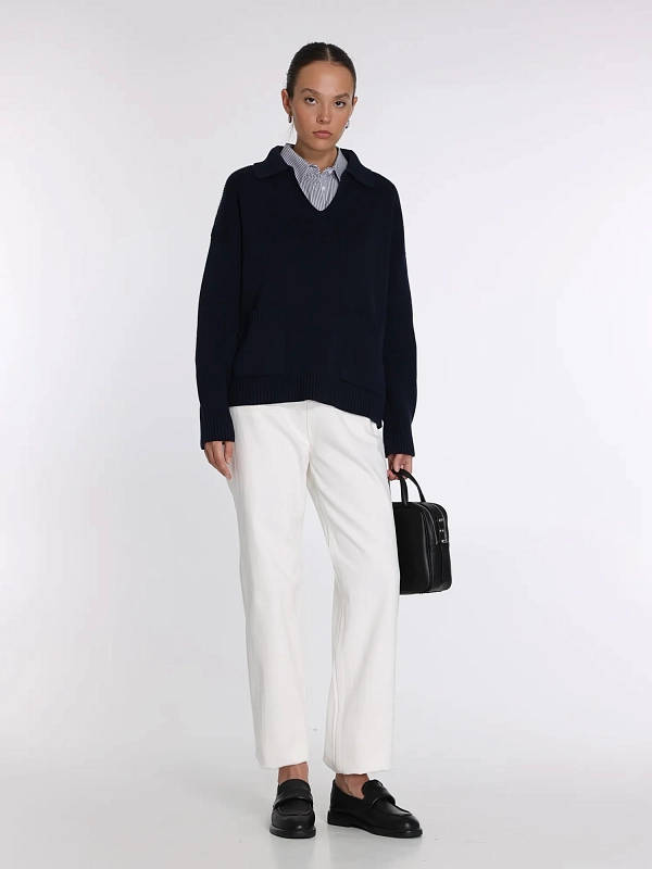 поло Max Mara Weekend SALOON цвет темно-синий